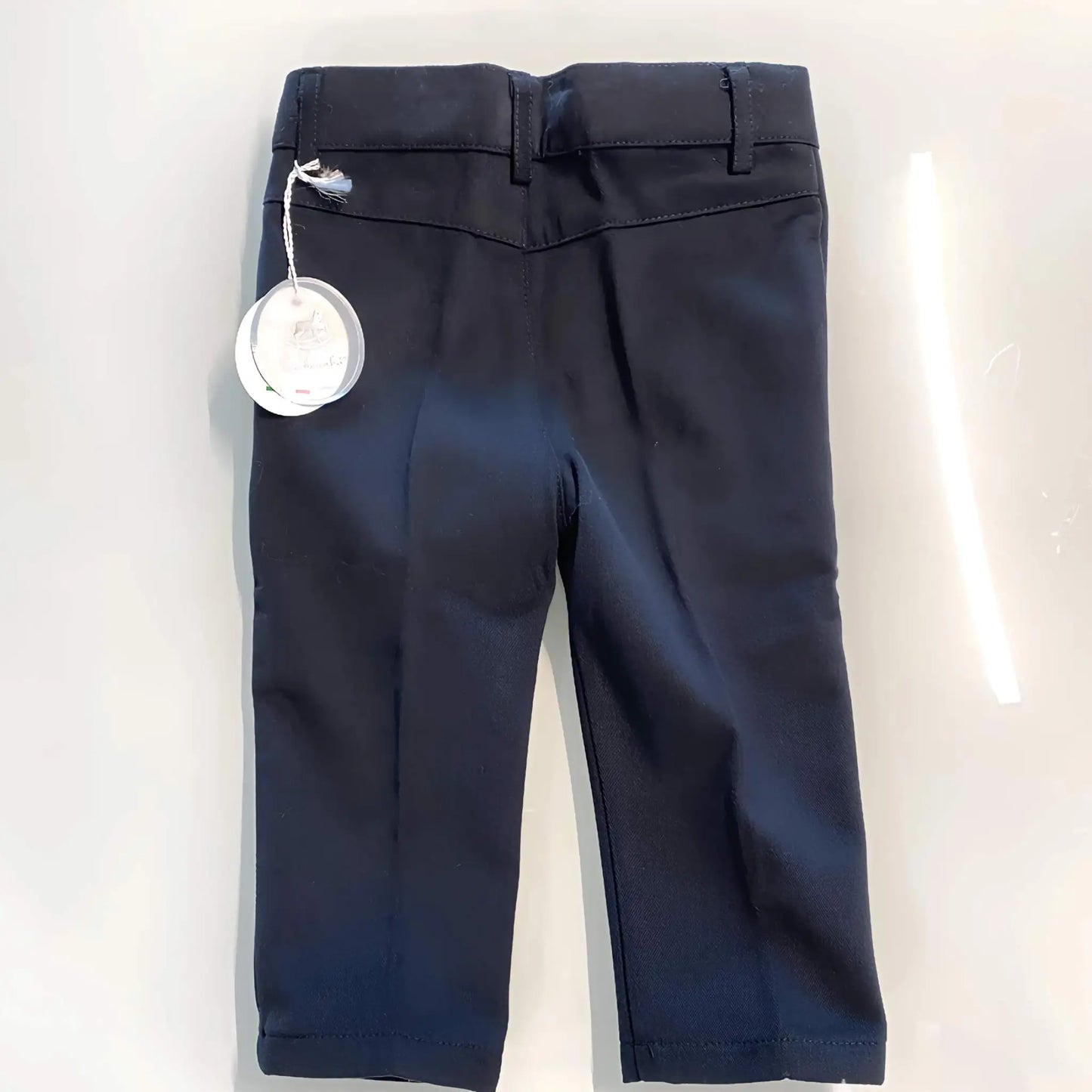 Pantalone elasticizzato per neonato in caldo cotone