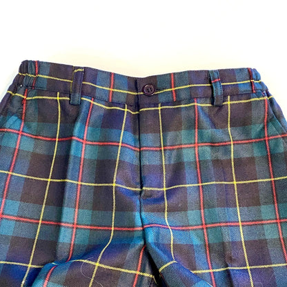 Pantalone in lana fantasia tartan per ragazzo