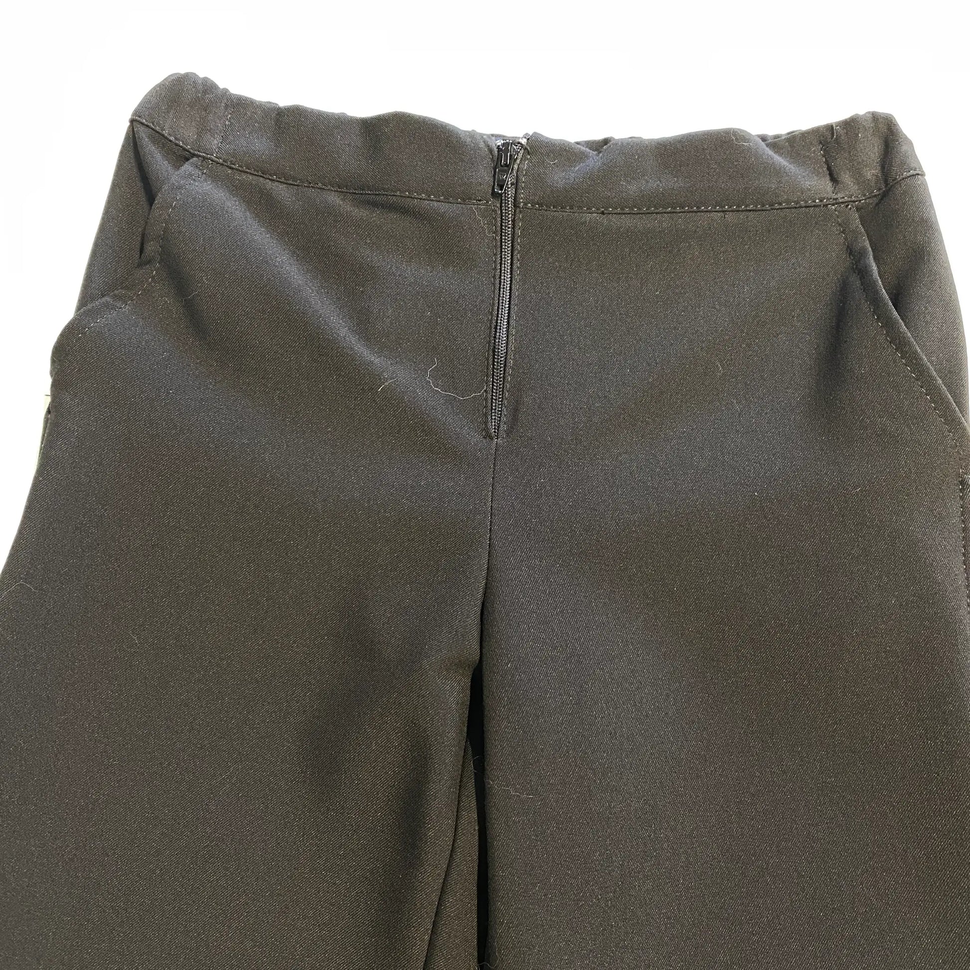 Pantaloni neri gamba larga bambina