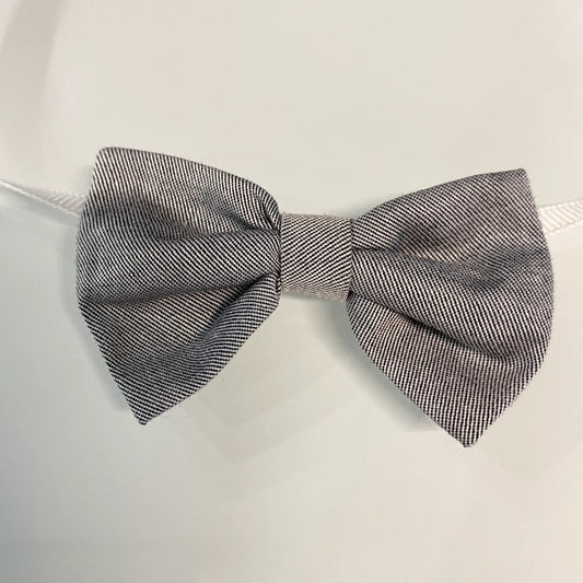 Papillon bimbo grigio pre annodato