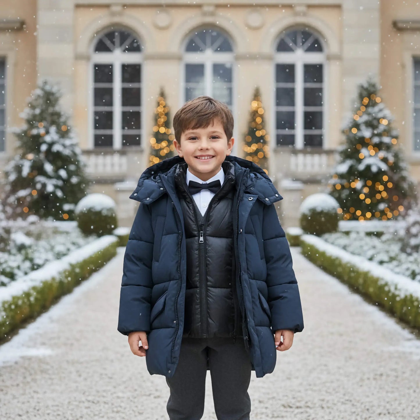 Piumino bimbo con gilet interno Mixture in outlet