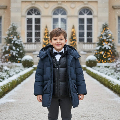 Piumino bimbo con gilet interno Mixture in outlet