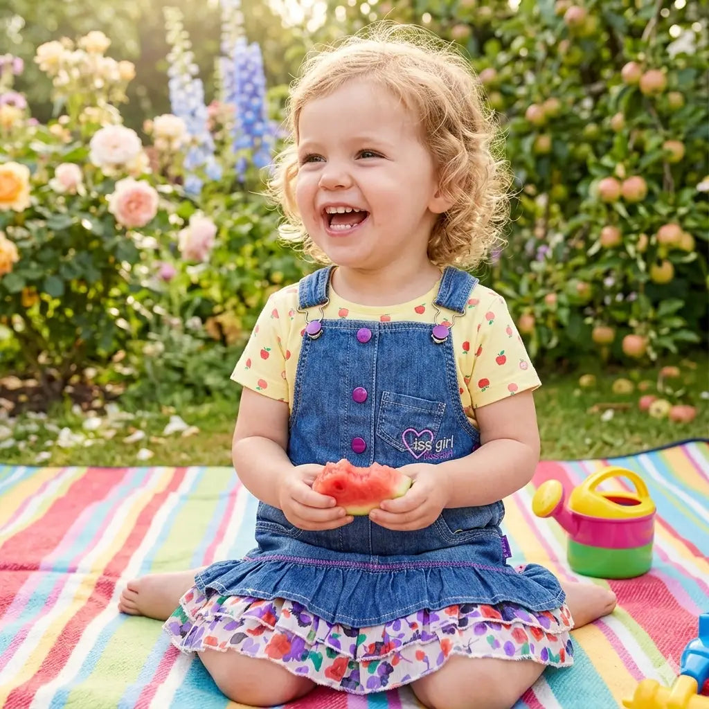 Salopette in jeans per bambina 2 anni in OUTLET