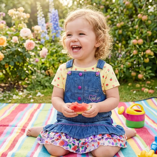 Salopette in jeans per bambina 2 anni in OUTLET