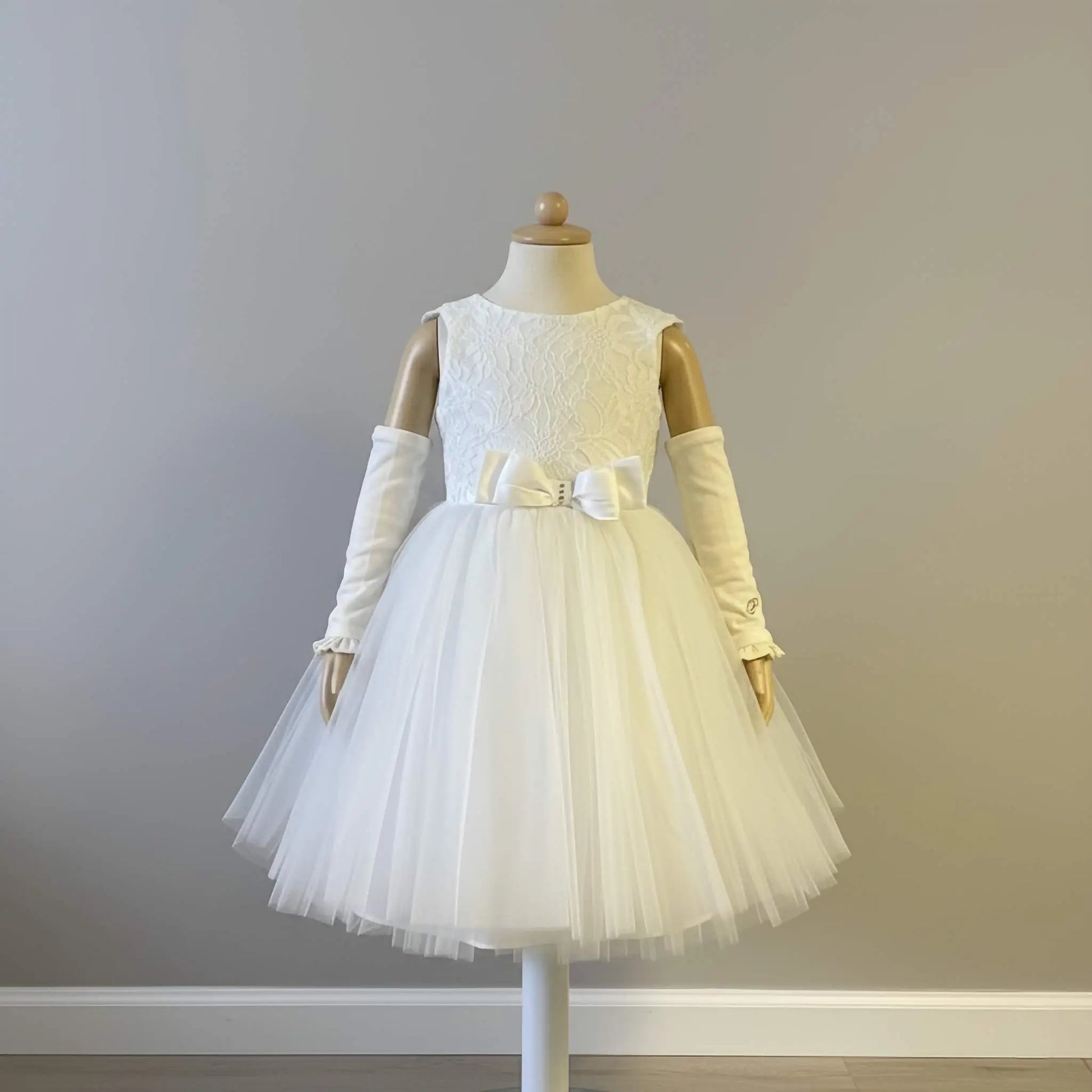 Scaldabraccia per abiti da damigella bambina