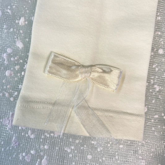 Scaldabraccia bambina, cotone fuori felpati all'interno