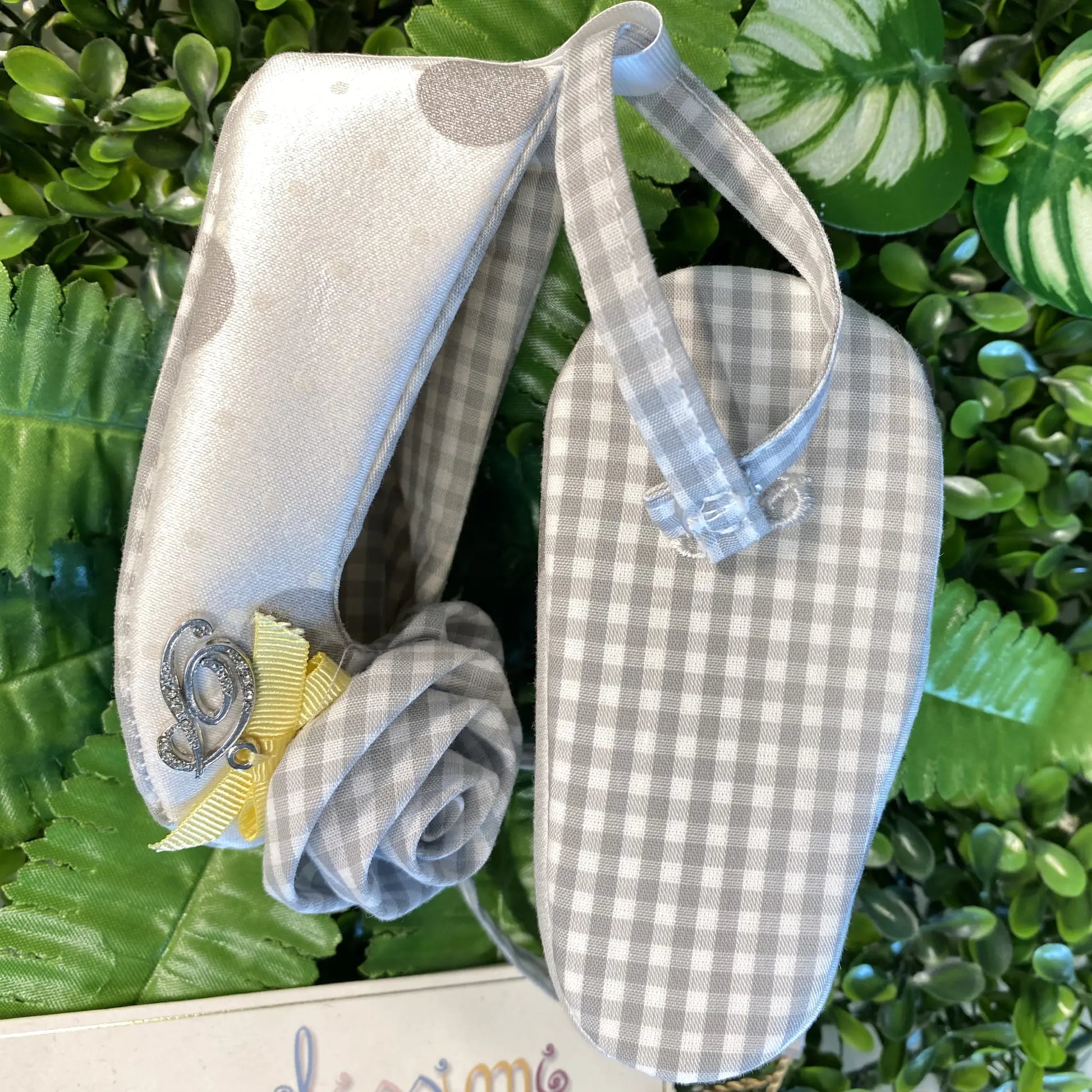 Scarpe modello ballerina a pois argento