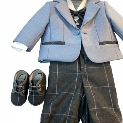 Scarpe eleganti per completo da cerimonia neonato in sconto outlet