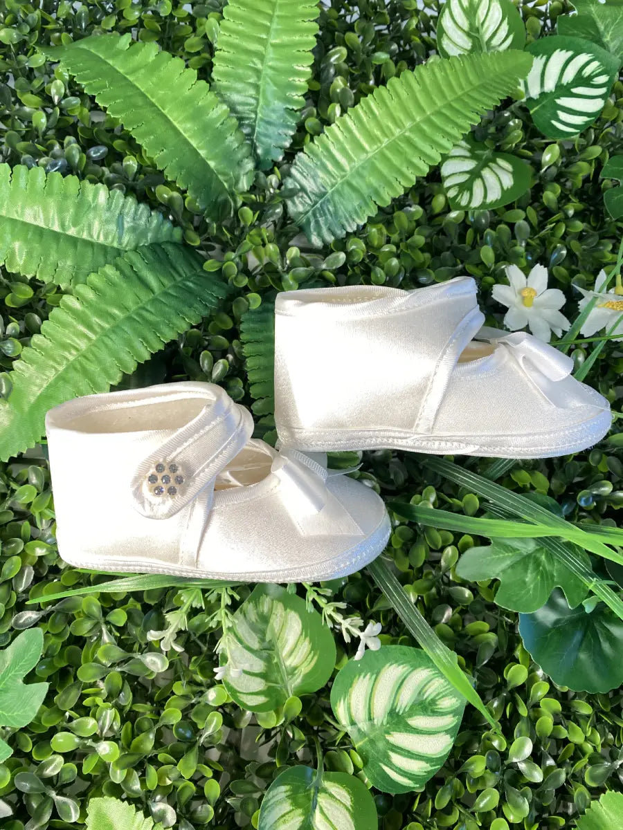 Scarpette eleganti per battesimo bimba