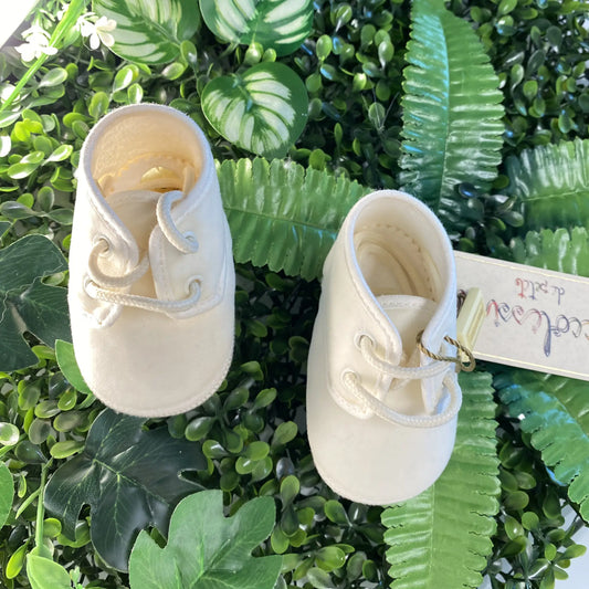 Scarpine culla primi mesi bianche in outlet