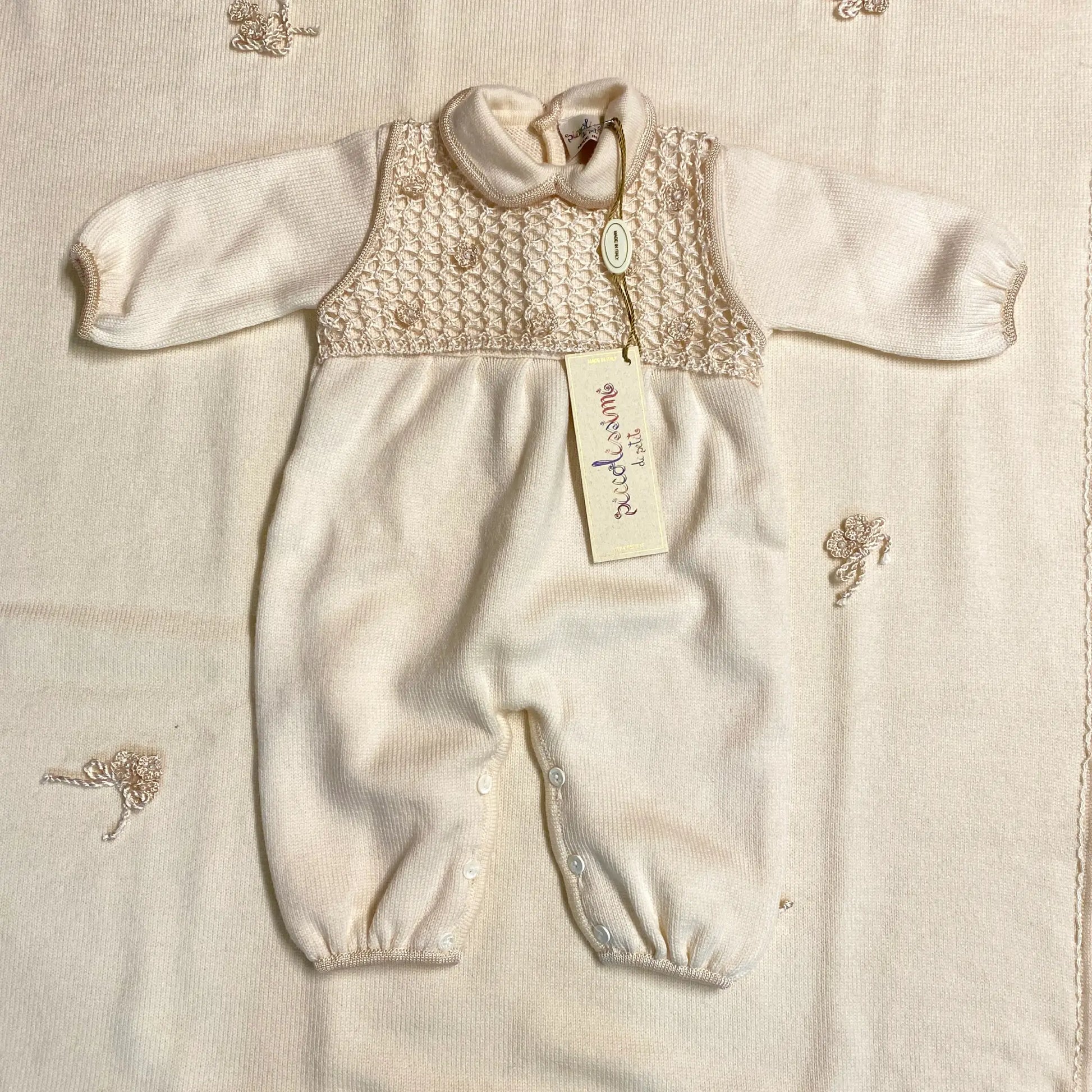 Tutina nascita + Copertina abbinati in OUTLET