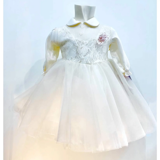 Vestito da battesimo invernale per bimba