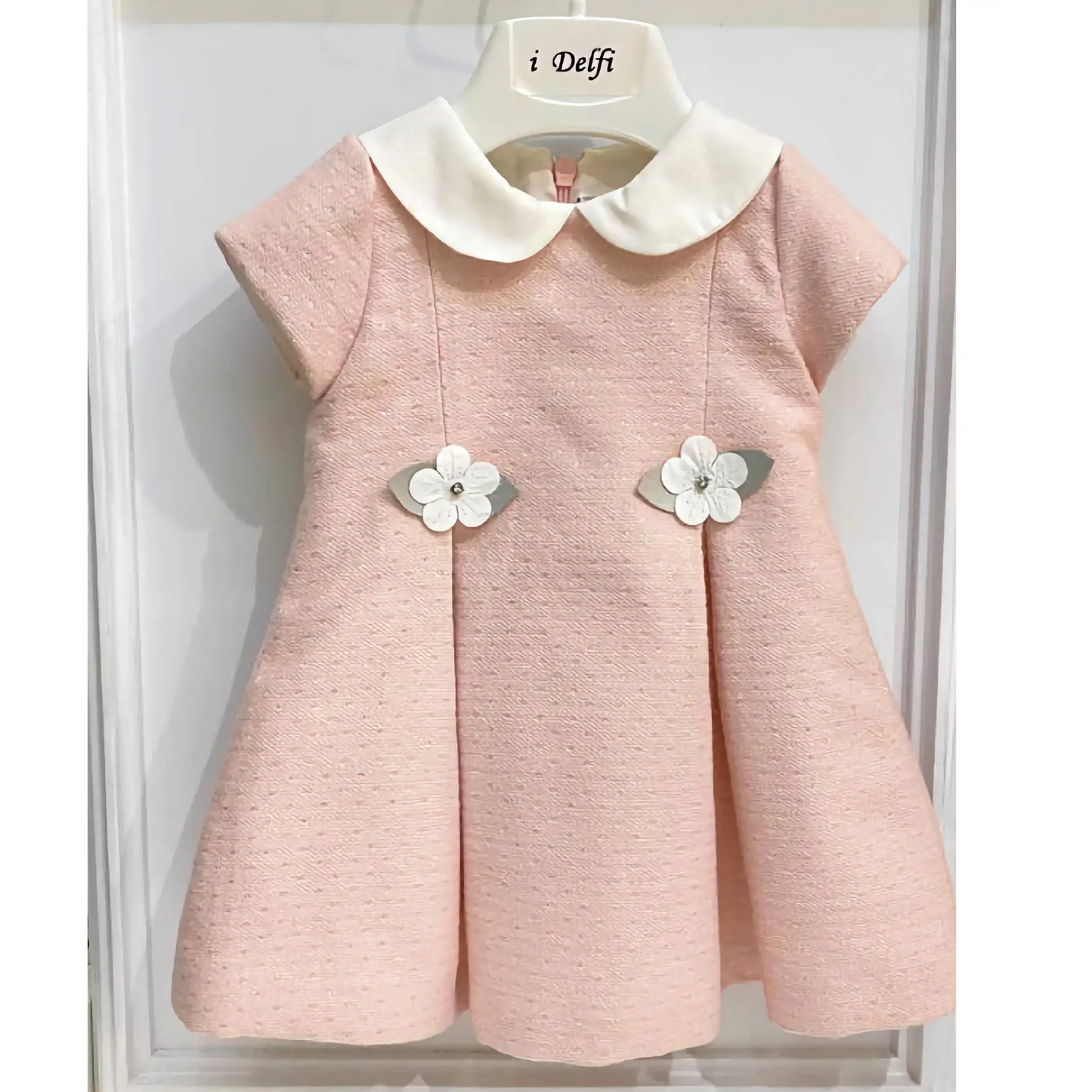 Vestito da cerimonia battesimo in caldo cotone