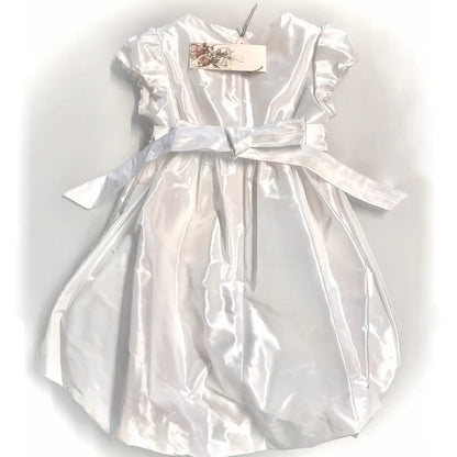 Vestito damigella bambina in raso in offerta