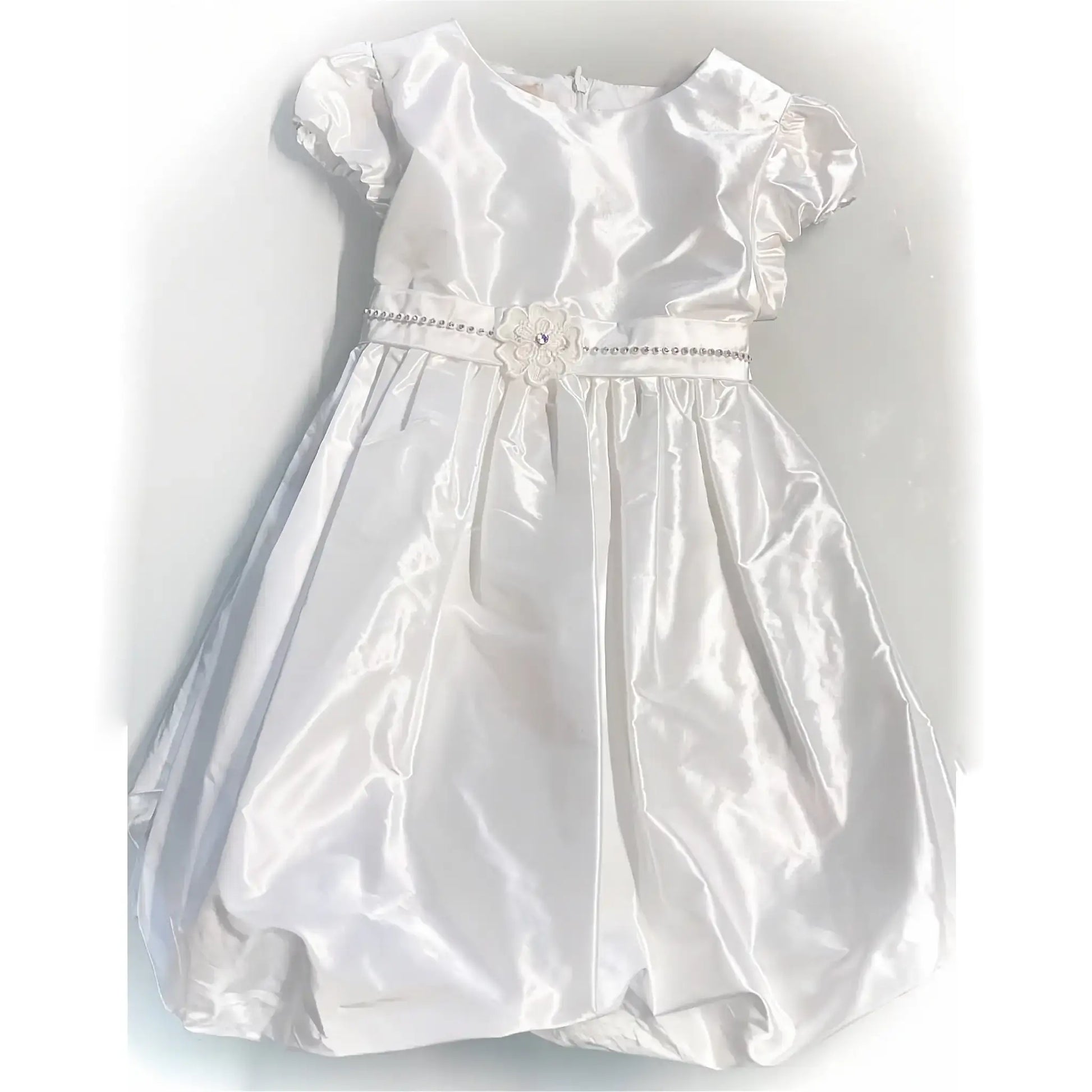 Vestito damina in raso