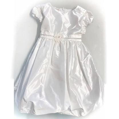 Vestito damina in raso