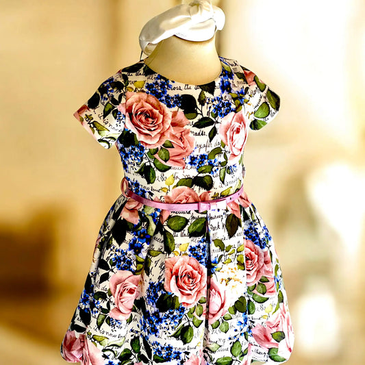 Vestito elegante da bambina per feste estive