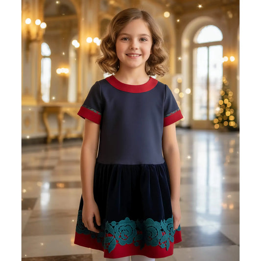 Vestito elegante invernale per bambina in outlet