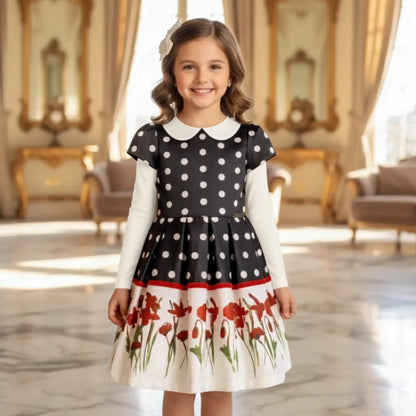 Vestito per feste invernali da bambina scontato