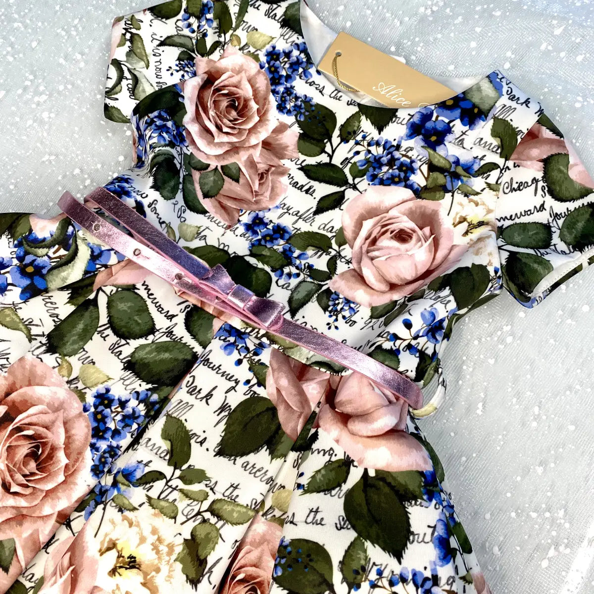 Vestito stampa floreale per bambina