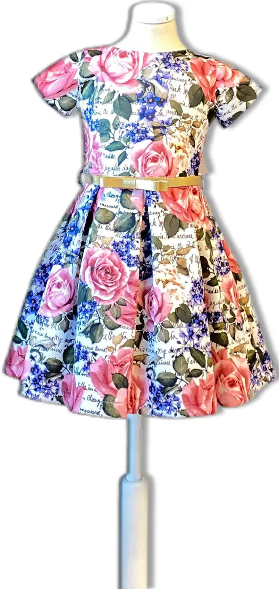 Vestito stampa floreale per cerimonia