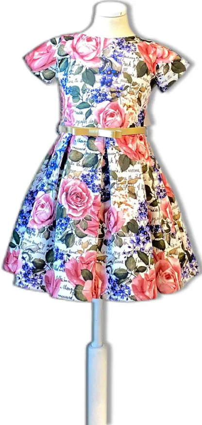 Vestito stampa floreale per cerimonia